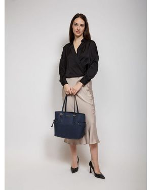 Michael Kors Tote Bag Leather Tote-Bags - Blue