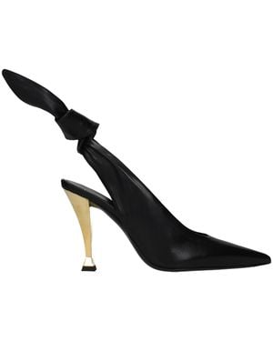Givenchy Leather High Heel Pumps - Black