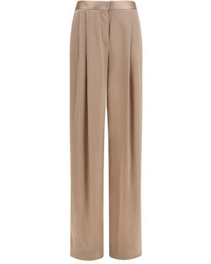 Tom Ford Beige Silk Casual Trousers - Natural
