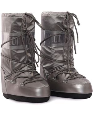 Moon Boot Mb Icon Glance Boots Booties - Gray