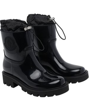 Moncler Misty Rubber Rain Boot - Black