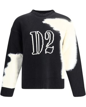 DSquared² Logoed Jumper - Black