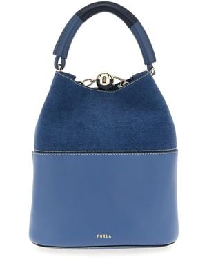 Furla Sfera S Bucket Bag - Blue