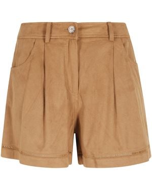 ERMANNO FIRENZE Pantalone Corto Short - Natural