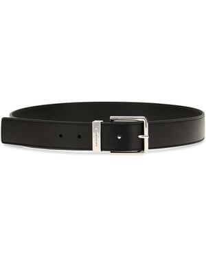Givenchy Gentlemen Leather Belt - Black