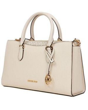 Michael Kors Satchel Bag Leather Satchel-Bags - White
