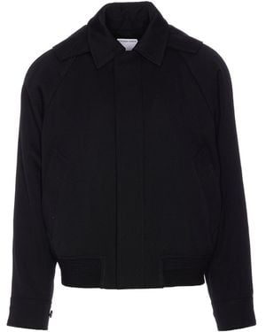 Bottega Veneta Hooded Jacket - Black