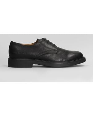 Common Projects Officers Derby Lace Up Shoes - Black