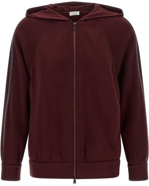Brunello Cucinelli Cotton Sweatshirt Clothing - Purple
