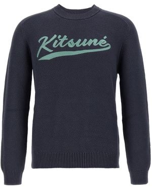 Maison Kitsuné Cotton Cardigan - Blue
