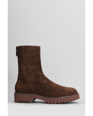 Lola Cruz Eliz Combat Boots - Brown