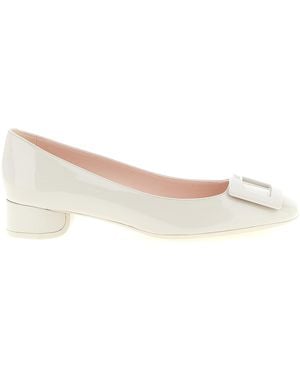 Roger Vivier 'Roundy' Court Shoes - Natural