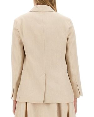 Max Mara Jacket Laura Linen Flax - Natural