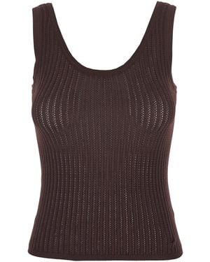 Jucca Cotton Round Neck Pull Jumper For Jersey - Brown
