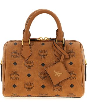 MCM 'Ella Boston' Handbag - Brown