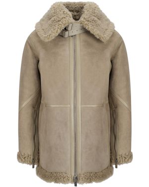 【関税&送料込】Burberry Cappuccino Shearling Jacket 3EDCE98B-0959-4F6B-B472-