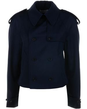 McQueen Coats Wool - Blue
