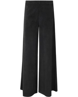 Stefano Mortari Pantalone Fustagno Ampio - Black