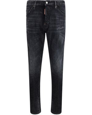 DSquared² Teddy Wash Jeans Cotton; Elastane - Blue
