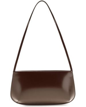 Faune Bra Brushed Leather Shoulder Bag Calf Bos Taurus - Brown