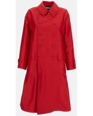Ralph Lauren Raquel-Unlined-Coat - Red