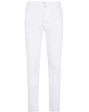 Jacob Cohen Cotton Trousers - White
