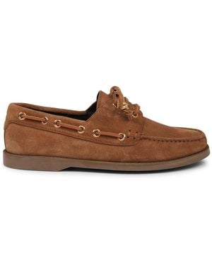 Celine Shoes Bateau Calf Leather - Brown