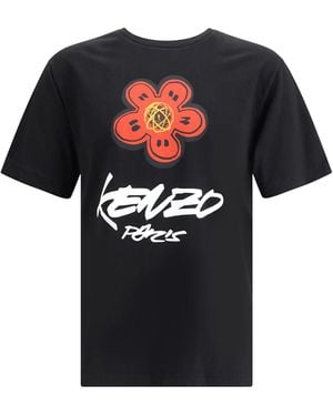 KENZO Futura 2000 Cotton T-Shirt - Black