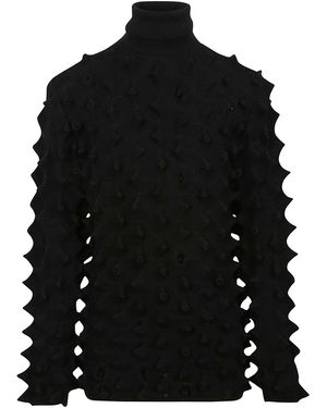 Ambush Turtleneck Knitted Jumper - Black