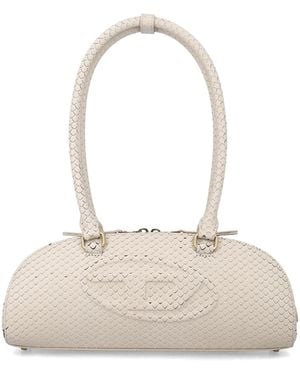 DIESEL 1Dr Dome Shoulder Ew Shoulder Bag - White