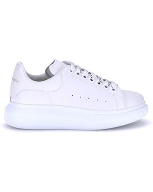 McQueen Leather Trainers - White