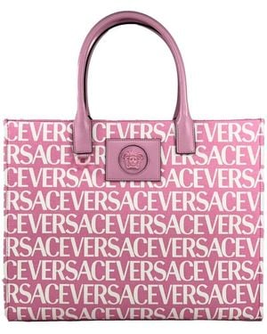 Versace Medusa Large Canvas Tote Bag Baby - Pink