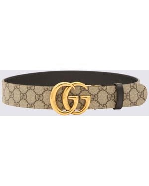 Gucci Leather Belt - Metallic