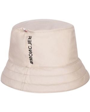 Moncler Grenoble Day-Namic Logo Bucket Hat - Natural