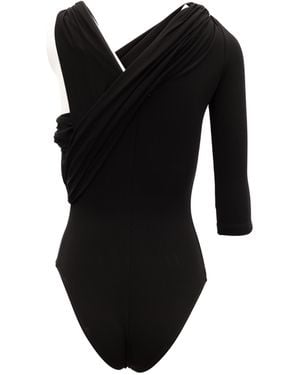 McQueen Viscose Bodysuit Clothing - Black