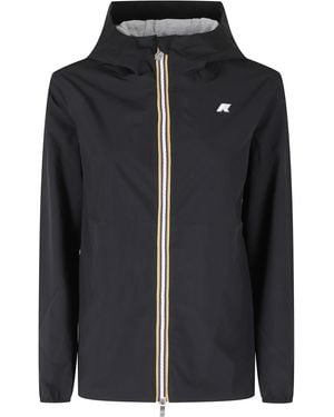 K-Way Marguerite Stretch Poly Jersey Poliestere Giacca - Black