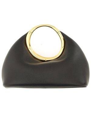 Jacquemus Le Petit Calino Bag Leather Shoulder - Black