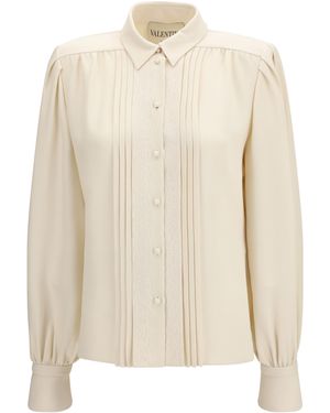 Valentino Cady Couture Shirt Silk - White