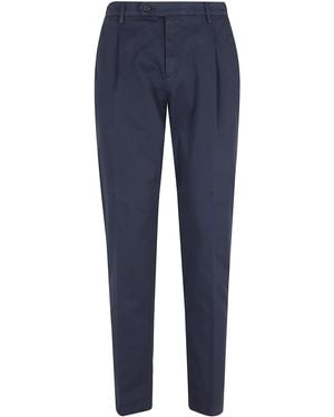 Eleventy Pantalone Pences Elasticato - Blue