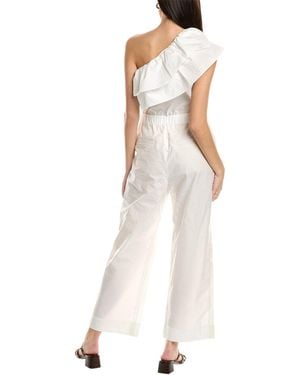 Brunello Cucinelli Off Wide Leg Pants - White