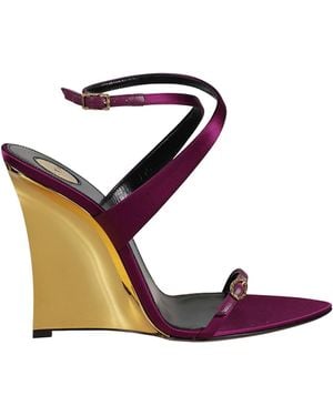 Saint Laurent Gippy Katoucha Sandal - Pink