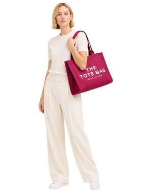 Marc Jacobs Tote Bag Fuchsia Cotton Tote-Bags - Red