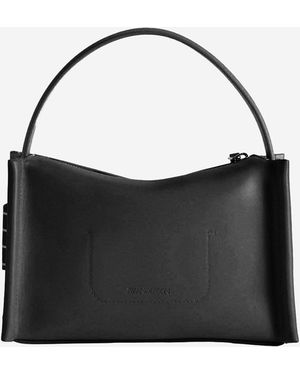 JW Anderson Leather Loafer Bag Calfskin Shoulder - Black