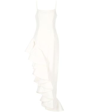 GIUSEPPE DI MORABITO Ruffled Maxi Dress - White