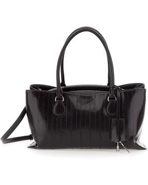 OSOI Shoulder Bag Cow Leather - Black