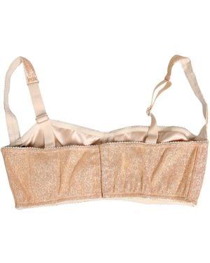 Dolce & Gabbana Semi-Pad Underwire Balconette Bra Underwear Clothing - Natural