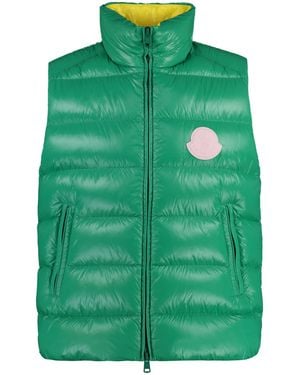 Moncler Down Vest For - Green