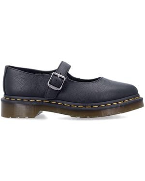 Dr. Martens Elphie Mj Leather Mary Jane Shoes - Blue