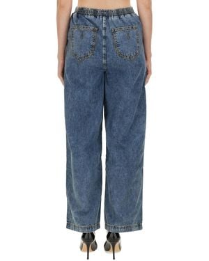 Moschino Moschino Wide Leg Jeans - Blue