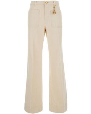 MICHAEL Michael Kors High-Waisted Jeans Denim - Natural